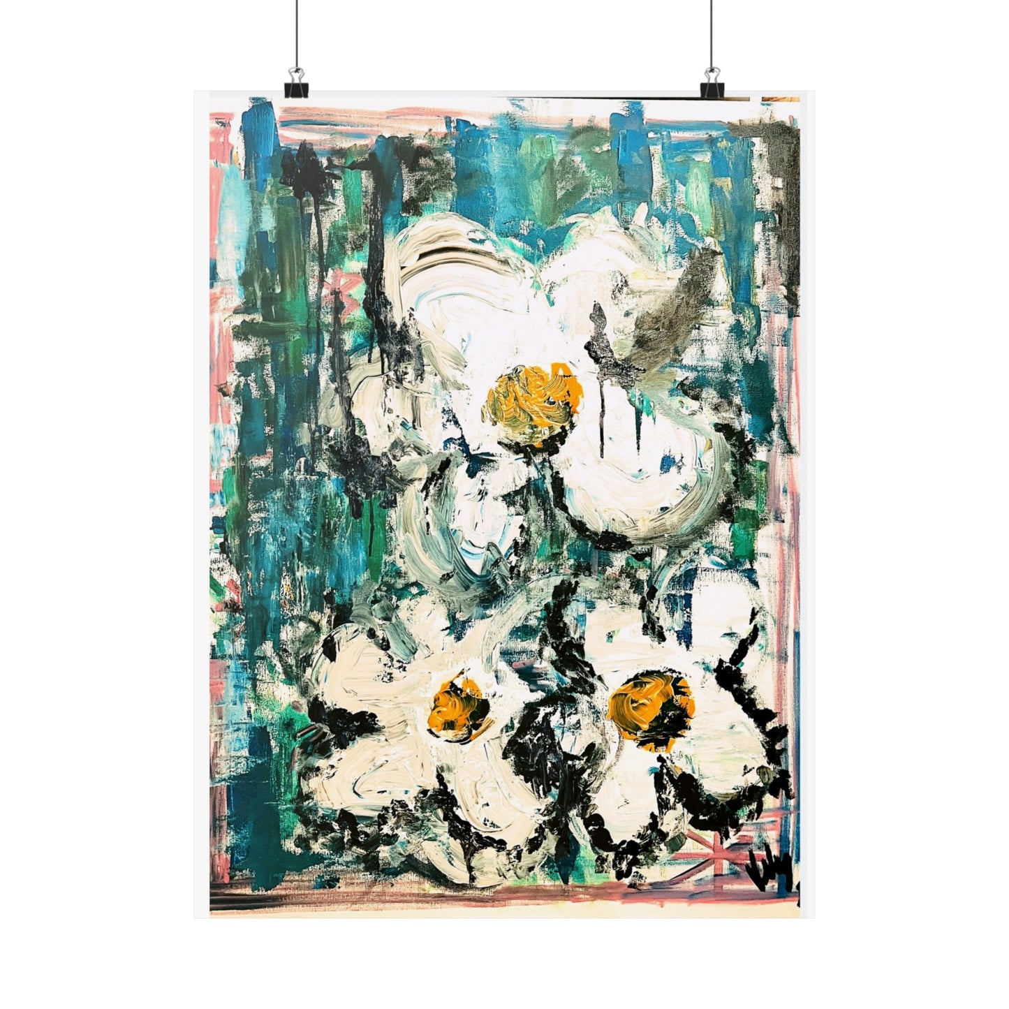 Sunny Side-Up Flowers Art Print.